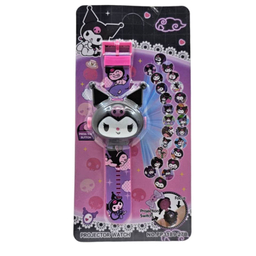 ساعت مچی دیجیتال بچگانه مدل کرومی کارتونی پروژکتوری