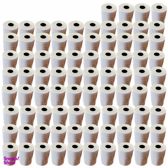 رول کاغذ حرارتی کش بک پشت چاپ مدل 8mm کد 1404003 بسته 84 عددی