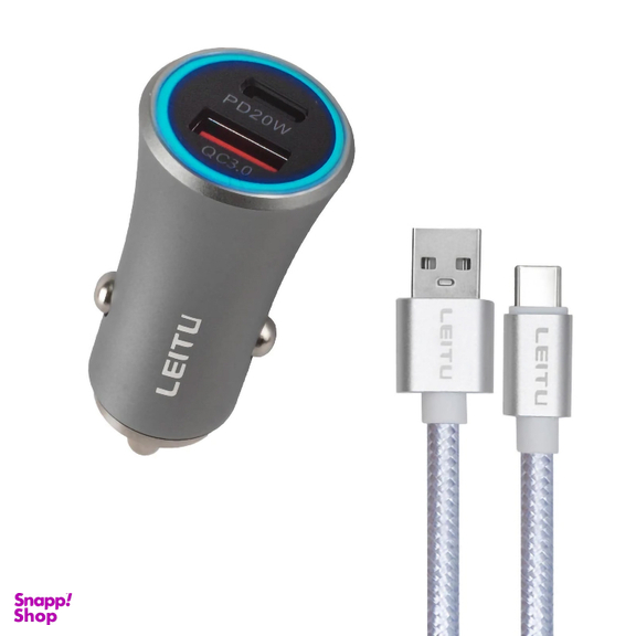 شارژر فندکی 45 وات لیتو مدل LC-C16 به همراه کابل MicroUSB