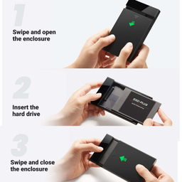 باکس هارد 2.5 اینچ Type-C 3.1 gen2 یوگرین US221