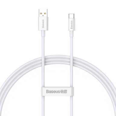 کابل شارژ 100 وات USB به Type-C بیسوس مدل Superior P10320102214-01 طول 1 متر