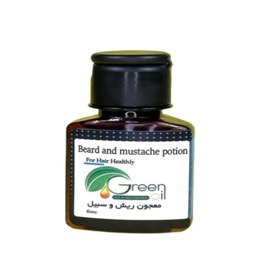 روغن مو گرین اویل مدل معجون ریش و سبیل حجم 120 میلی لیتر