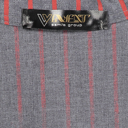 مانتو زنانه لوینت مدل سولینا کد 0117 رنگ طوسی قرمز