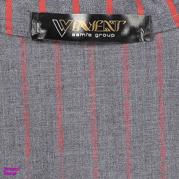 مانتو زنانه لوینت مدل سولینا کد 0117 رنگ طوسی قرمز