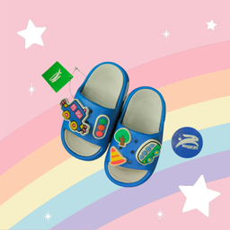 دمپایی پسرانه طرح ماشینی کد 1