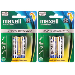 باتری قلمی مکسل مدل آلکالاین کد LR6GB2B بسته 4 عددی