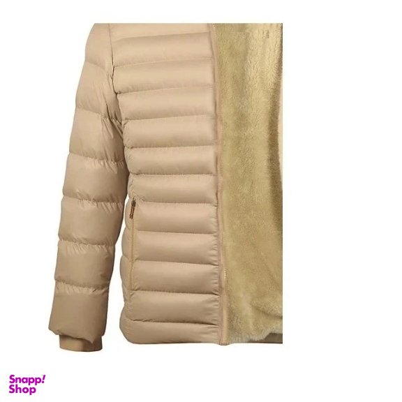 کاپشن مردانه سارزی طرح کلمبیا کد 18416159 رنگ کرم