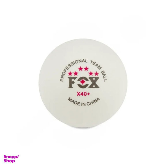 توپ پینگ پنگ فاکس 6 ستاره مدل 40+ T006 بسته 6 عددی