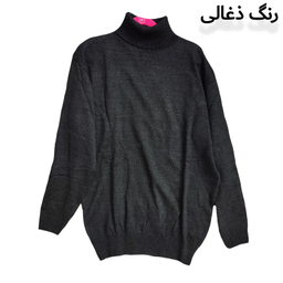 پلیور یقه اسکی مردانه مدل ZG1-E-A رنگ زغالی