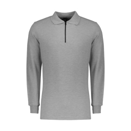 پولوشرت آستین بلند مردانه مدل GD-s-9597649 رنگ طوسی