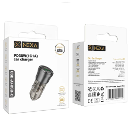 شارژر فندکی 38 وات نکسا مدل USB R20