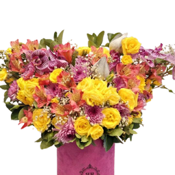 باکس گل ترکیبی رنگی