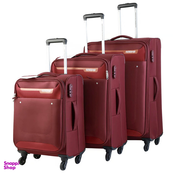 چمدان امریکن توریستر مدل JACKSON FP6 مجموعه 3 عددی