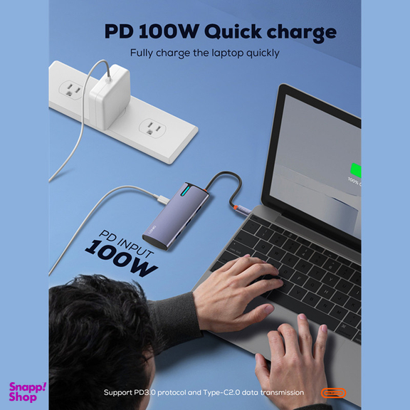 هاب 5 پورت USB-C الدینیو مدل DS-15U