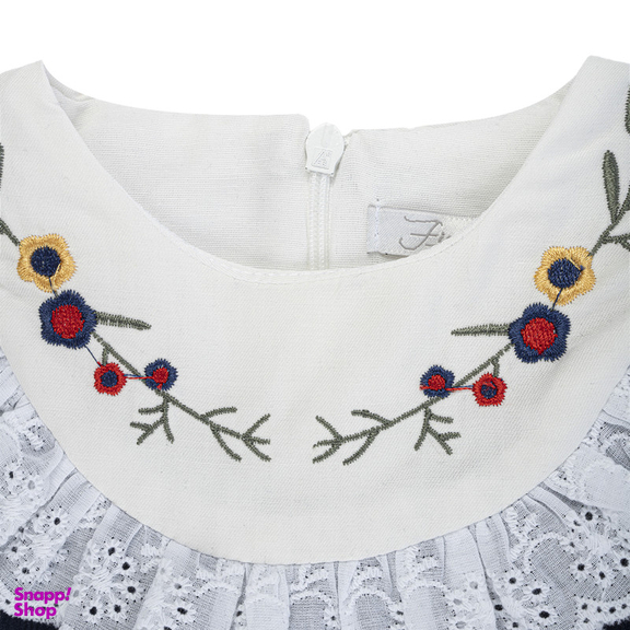 پیراهن دخترانه فیورلا مدل گلچین کد 24525