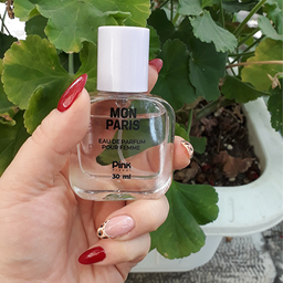 عطر جیبی زنانه پینک ویژوآل مدل Mon Paris