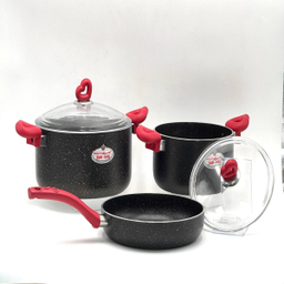سرویس پخت و پز 5 پارچه زرساب مدل قلبی کد GH-6006