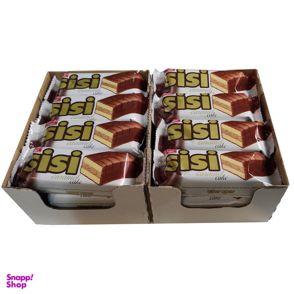 کیک روکش کاکائو سی سی شیرین عسل وزن 30 گرم بسته 24 عددی