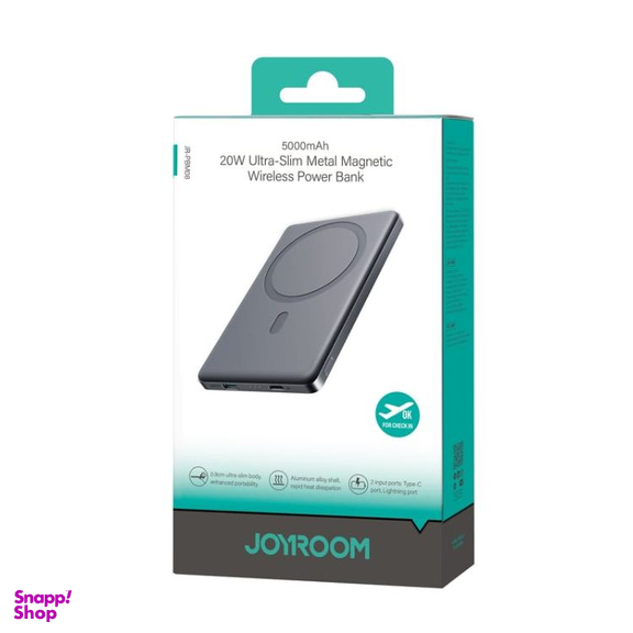 پاوربانک جوی روم مدل JR-PBM08 5K 20W ظرفیت 5000 میلی آمپر ساعت