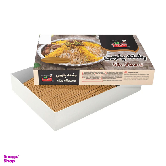 رشته پلویی گلها وزن 340 گرم بسته بندی جعبه