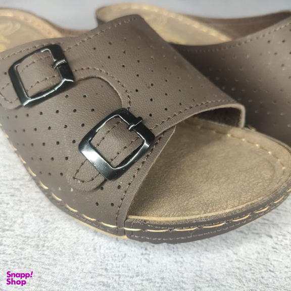 دمپایی طبی زنانه کمند مدل 109 رنگ شکلاتی