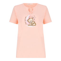 ست تیشرت شلوار کد 1022/1 رنگ گلبهی