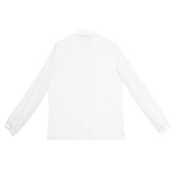 شومیز زنانه برنس مدل پرنیان رنگ سفید