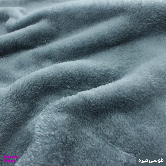 شال مبل شاران هوم مدل مخملی طرح ساده سایز 350×180 سانتی متر