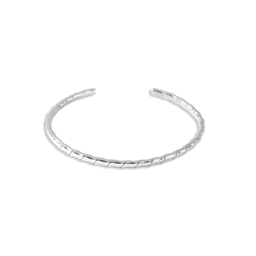 بنگل نقره مردانه مدل 087