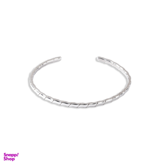 بنگل نقره مردانه مدل 087