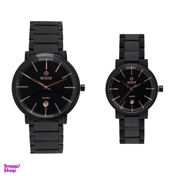 ست ساعت مچی عقربه ای زنانه و مردانه سورین مدل GL0954F-SB04R