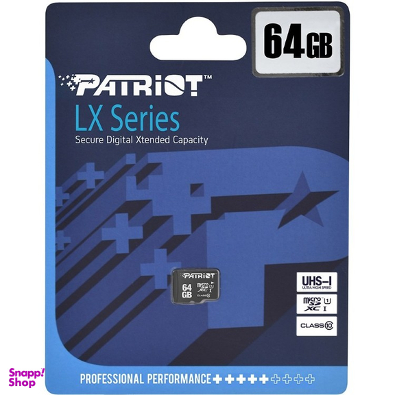 کارت حافظه microSDXC پتریوت مدل A1 V30 4K EP ظرفیت 64 گیگابایات