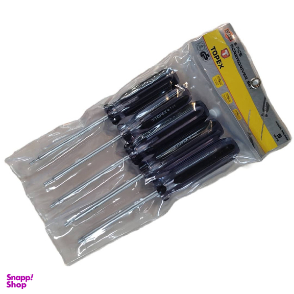 پیچ گوشتی ستاره ای تاپکس کد 39D566 مجموعه 5 عددی