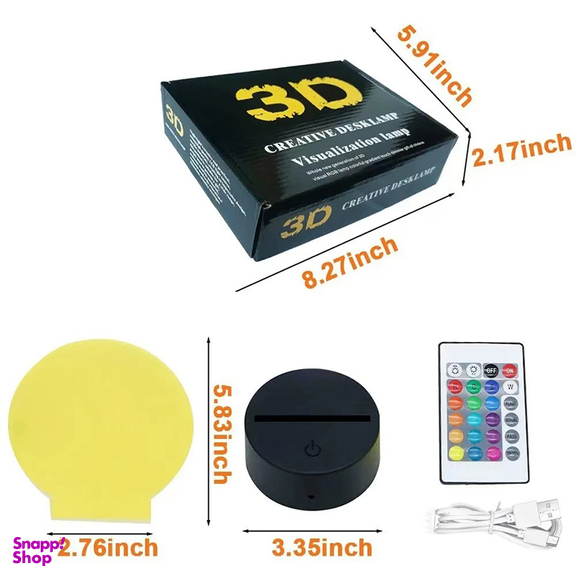 چراغ خواب مدل گوی LED طراحی کد RGB