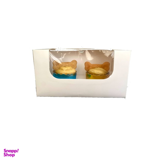 غذای تر سگ گردو مدل کاپ کیک با طعم بروکلی و سبزیجات وزن 400 گرم بسته 2 عددی