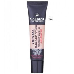 کرم پودر گابرینی مدل درما میکاپ کاور شماره 102 حجم 30 میلی لیتر