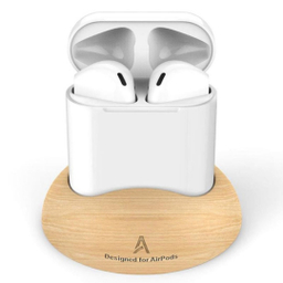 استند چوبی رومیزی ایرپاد آهااستایل مدل PT16 Stand مناسب Airpods 2nd Generation