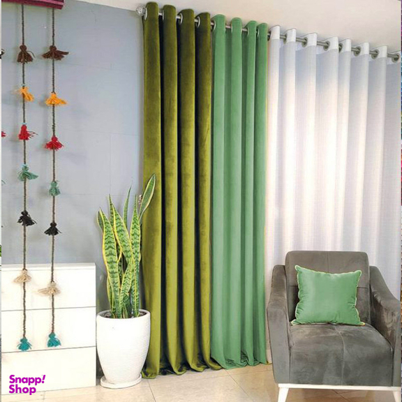 پرده فوروارد مدل FCLT90013 CHANEL VELVET STYLE مخمل سایز 280 × 150 سانتی متر