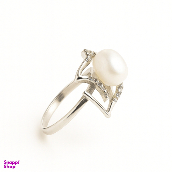 انگشتر نقره زنانه مدل مروارید کد 5699720