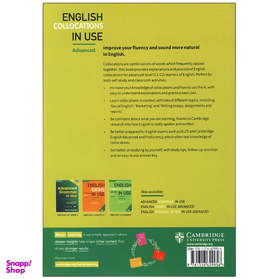کتاب English Collocations in Use Advanced اثر Michael McCarthy And Felicity O Dell انتشارات زبان مهر