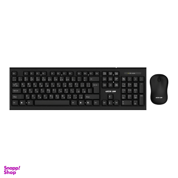 ماوس و کیبورد بی سیم گرین لاین مدل Wireless Keyboard and Mouse