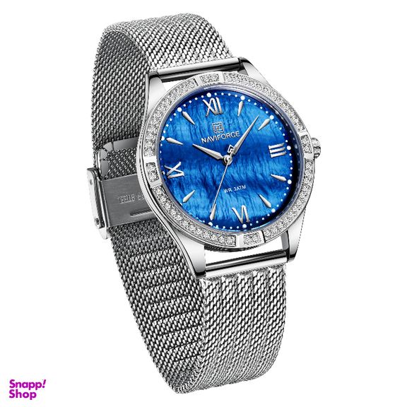 ساعت عقربه ای زنانه نیوی فورس کد nf5028sbl