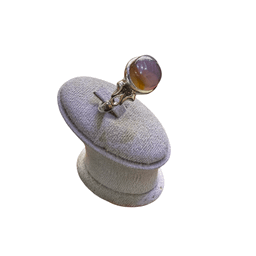 انگشتر نقره 925 عیار مردانه عقیق کد HOSS013