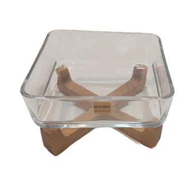 ظرف سرو لیمون مدل پایه چوبی کد RM2163