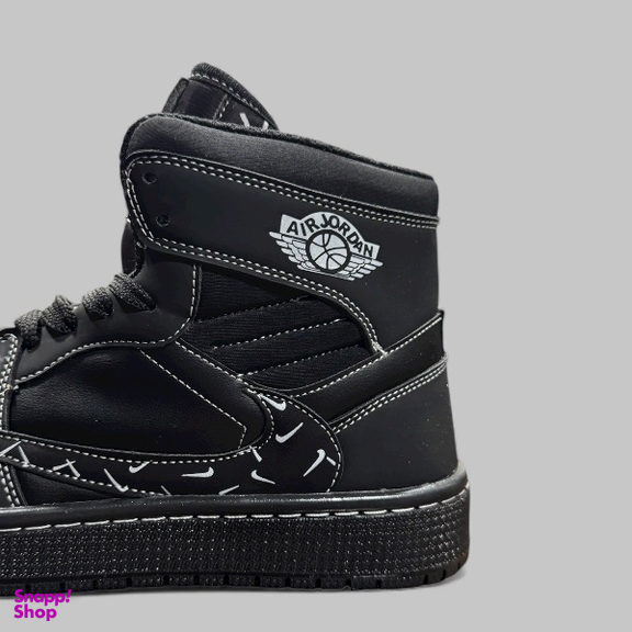 كتانی مردانه طرح نايكی مدل Jordan Travis كد J 540 رنگ مشكی