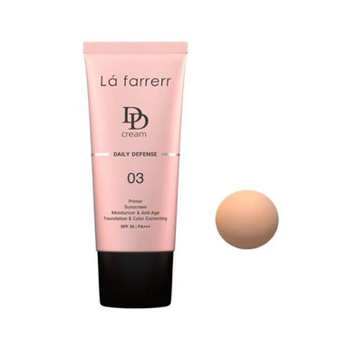 دی دی کرم رنگی لافارر SPF30 مدل 03 Natural rose مناسب انواع پوست حجم 33 میلی لیتر