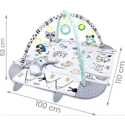 پلی جیم و تشک بازی توپ دار مدل خرگوش