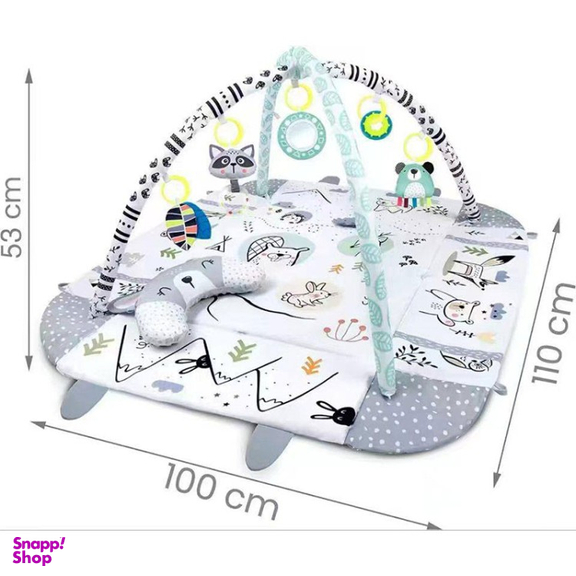 پلی جیم و تشک بازی توپ دار مدل خرگوش
