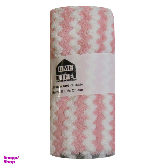 دستمال آشپزخانه هوم اند لایف مدل میشا سایز 30×30 سانتی متر بسته 2 عددی