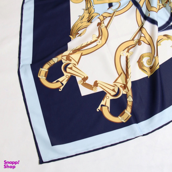 روسری زنانه آنالیا مدل ابریشم دور دست دوز کد 6057